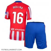 Atletico Madrid Nahuel Molina #16 Replika Hemmatröja Barn 2024-25 Kortärmad (+ byxor)