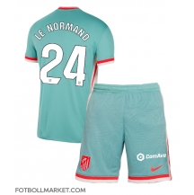 Atletico Madrid Robin Le Normand #24 Replika Bortatröja Barn 2024-25 Kortärmad (+ byxor)