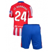 Atletico Madrid Robin Le Normand #24 Replika Hemmatröja Barn 2024-25 Kortärmad (+ byxor)