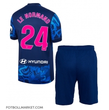 Atletico Madrid Robin Le Normand #24 Replika Tredjetröja Barn 2024-25 Kortärmad (+ byxor)