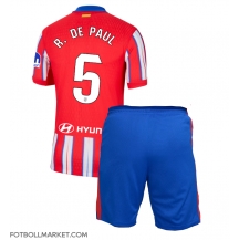 Atletico Madrid Rodrigo De Paul #5 Replika Hemmatröja Barn 2024-25 Kortärmad (+ byxor)