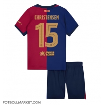 Barcelona Andreas Christensen #15 Replika Hemmatröja Barn 2024-25 Kortärmad (+ byxor)