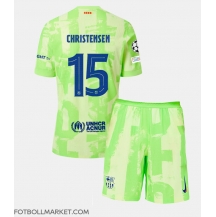 Barcelona Andreas Christensen #15 Replika Tredjetröja Barn 2024-25 Kortärmad (+ byxor)