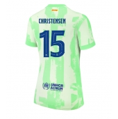 Barcelona Andreas Christensen #15 Replika Tredjetröja Dam 2024-25 Kortärmad