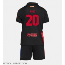 Barcelona Dani Olmo #20 Replika Bortatröja Barn 2024-25 Kortärmad (+ byxor)