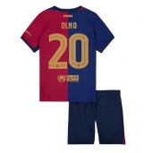 Barcelona Dani Olmo #20 Replika Hemmatröja Barn 2024-25 Kortärmad (+ byxor)