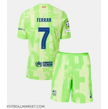 Barcelona Ferran Torres #7 Replika Tredjetröja Barn 2024-25 Kortärmad (+ byxor)