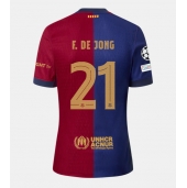 Barcelona Frenkie de Jong #21 Replika Hemmatröja 2024-25 Kortärmad