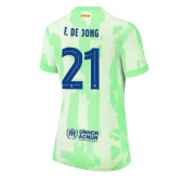 Barcelona Frenkie de Jong #21 Replika Tredjetröja Dam 2024-25 Kortärmad