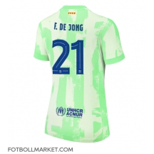 Barcelona Frenkie de Jong #21 Replika Tredjetröja Dam 2024-25 Kortärmad