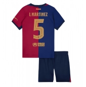 Barcelona Inigo Martinez #5 Replika Hemmatröja Barn 2024-25 Kortärmad (+ byxor)