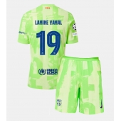 Barcelona Lamine Yamal #19 Replika Tredjetröja Barn 2024-25 Kortärmad (+ byxor)