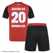 Bayer Leverkusen Alejandro Grimaldo #20 Replika Hemmatröja Barn 2024-25 Kortärmad (+ byxor)