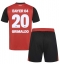 Bayer Leverkusen Alejandro Grimaldo #20 Replika Hemmatröja Barn 2024-25 Kortärmad (+ byxor)