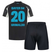 Bayer Leverkusen Alejandro Grimaldo #20 Replika Tredjetröja Barn 2024-25 Kortärmad (+ byxor)