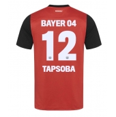 Bayer Leverkusen Edmond Tapsoba #12 Replika Hemmatröja 2024-25 Kortärmad