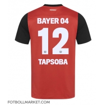 Bayer Leverkusen Edmond Tapsoba #12 Replika Hemmatröja 2024-25 Kortärmad