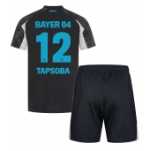 Bayer Leverkusen Edmond Tapsoba #12 Replika Tredjetröja Barn 2024-25 Kortärmad (+ byxor)