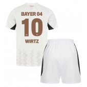 Bayer Leverkusen Florian Wirtz #10 Replika Bortatröja Barn 2024-25 Kortärmad (+ byxor)