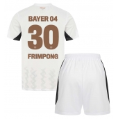 Bayer Leverkusen Jeremie Frimpong #30 Replika Bortatröja Barn 2024-25 Kortärmad (+ byxor)