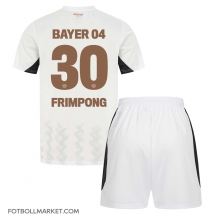 Bayer Leverkusen Jeremie Frimpong #30 Replika Bortatröja Barn 2024-25 Kortärmad (+ byxor)