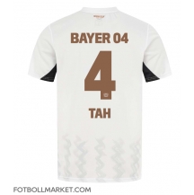 Bayer Leverkusen Jonathan Tah #4 Replika Bortatröja 2024-25 Kortärmad