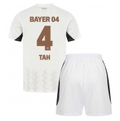 Bayer Leverkusen Jonathan Tah #4 Replika Bortatröja Barn 2024-25 Kortärmad (+ byxor)