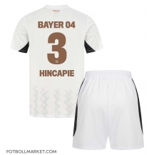 Bayer Leverkusen Piero Hincapie #3 Replika Bortatröja Barn 2024-25 Kortärmad (+ byxor)