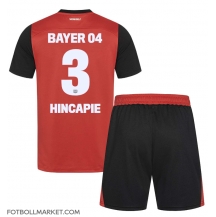 Bayer Leverkusen Piero Hincapie #3 Replika Hemmatröja Barn 2024-25 Kortärmad (+ byxor)