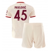 Bayern Munich Aleksandar Pavlovic #45 Replika Tredjetröja Barn 2024-25 Kortärmad (+ byxor)