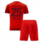 Bayern Munich Thomas Muller #25 Replika Hemmatröja Barn 2024-25 Kortärmad (+ byxor)