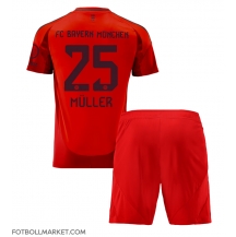 Bayern Munich Thomas Muller #25 Replika Hemmatröja Barn 2024-25 Kortärmad (+ byxor)