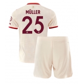 Bayern Munich Thomas Muller #25 Replika Tredjetröja Barn 2024-25 Kortärmad (+ byxor)