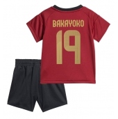 Belgien Johan Bakayoko #19 Replika Hemmatröja Barn EM 2024 Kortärmad (+ byxor)