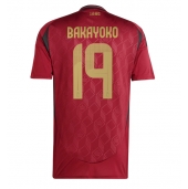 Belgien Johan Bakayoko #19 Replika Hemmatröja EM 2024 Kortärmad