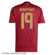 Belgien Johan Bakayoko #19 Replika Hemmatröja EM 2024 Kortärmad