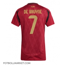 Belgien Kevin De Bruyne #7 Replika Hemmatröja Dam EM 2024 Kortärmad