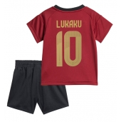 Belgien Romelu Lukaku #10 Replika Hemmatröja Barn EM 2024 Kortärmad (+ byxor)