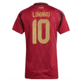 Belgien Romelu Lukaku #10 Replika Hemmatröja Dam EM 2024 Kortärmad