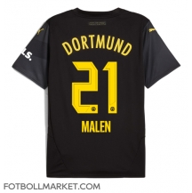 Borussia Dortmund Donyell Malen #21 Replika Bortatröja 2024-25 Kortärmad