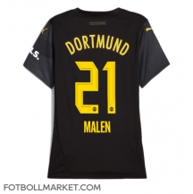 Borussia Dortmund Donyell Malen #21 Replika Bortatröja Dam 2024-25 Kortärmad