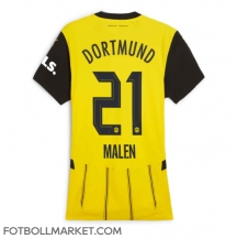 Borussia Dortmund Donyell Malen #21 Replika Hemmatröja Dam 2024-25 Kortärmad