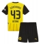 Borussia Dortmund Jamie Bynoe-Gittens #43 Replika Hemmatröja Barn 2024-25 Kortärmad (+ byxor)