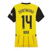 Borussia Dortmund Maximilian Beier #14 Replika Hemmatröja Dam 2024-25 Kortärmad