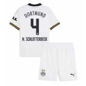 Borussia Dortmund Nico Schlotterbeck #4 Replika Tredjetröja Barn 2024-25 Kortärmad (+ byxor)