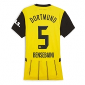 Borussia Dortmund Ramy Bensebaini #5 Replika Hemmatröja Dam 2024-25 Kortärmad