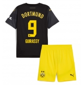 Borussia Dortmund Serhou Guirassy #9 Replika Bortatröja Barn 2024-25 Kortärmad (+ byxor)