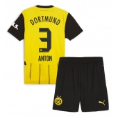 Borussia Dortmund Waldemar Anton #3 Replika Hemmatröja Barn 2024-25 Kortärmad (+ byxor)