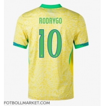 Brasilien Rodrygo Goes #10 Replika Hemmatröja Copa America 2024 Kortärmad