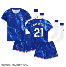 Chelsea Ben Chilwell #21 Replika Hemmatröja Barn 2024-25 Kortärmad (+ byxor)